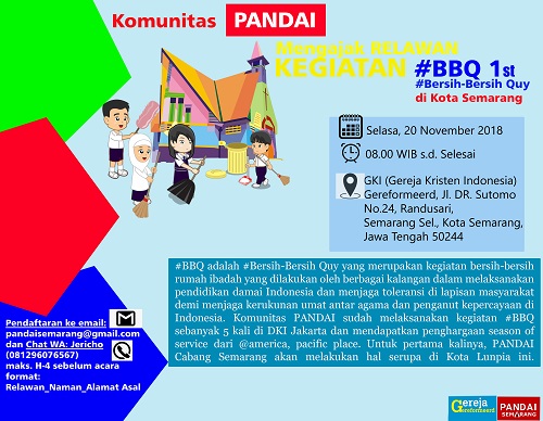 #BBQ (Bersih-Bersih Quy) di GKI Gereformeerd
