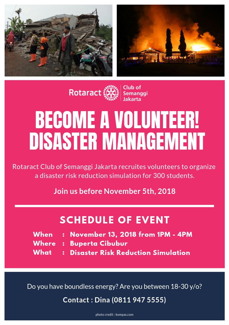 Volunteer: Disaster Risk Reduction Simulation