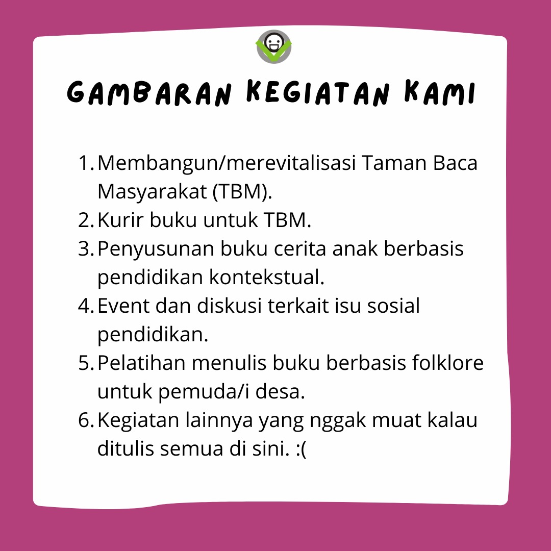 Galeri aktivitas Open Recruitment Volunteer (Jogjakarta Only) ke-3