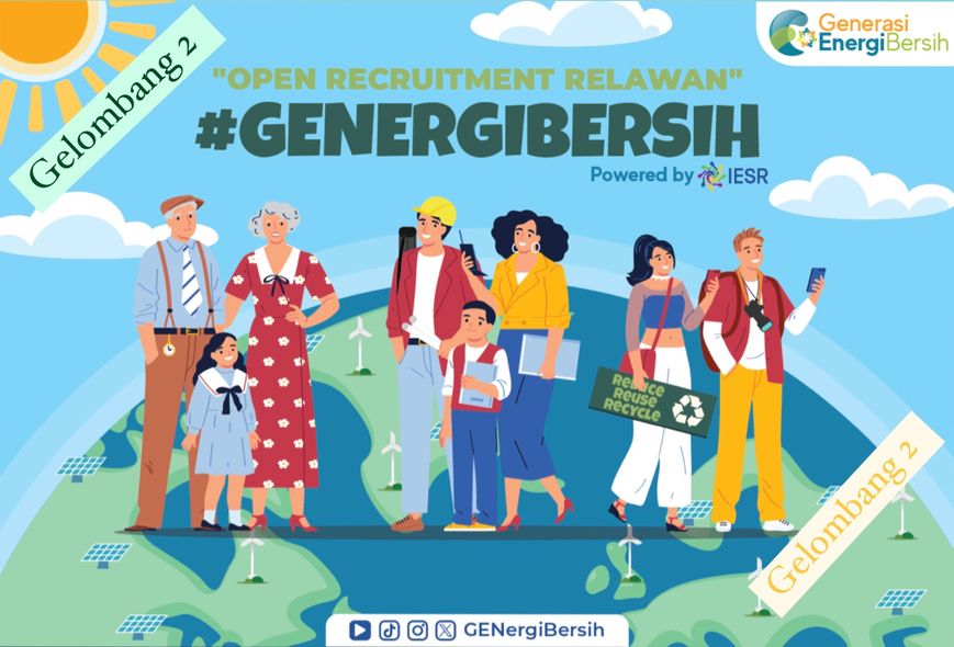 Open Recruitment Relawan Generasi Energi Bersih 