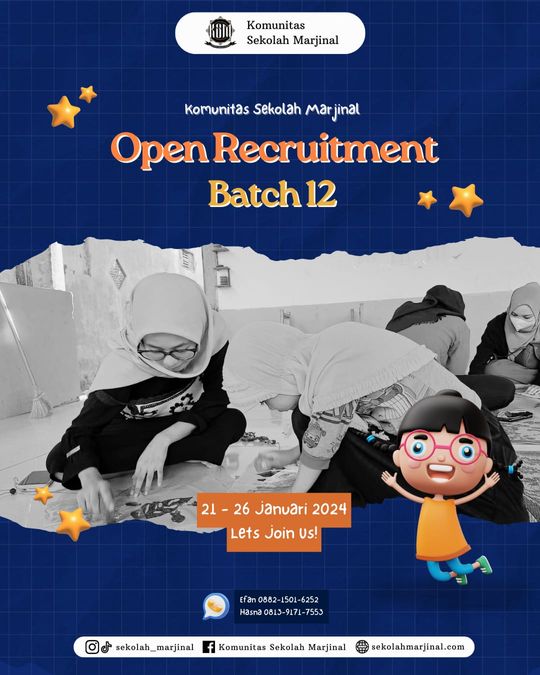 Open Recruitment Relawan Dan Pengurus Batch #12