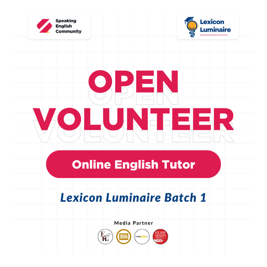 Galeri aktivitas Lexicon Luminaire: Volunteer Online English Tutor ke-2
