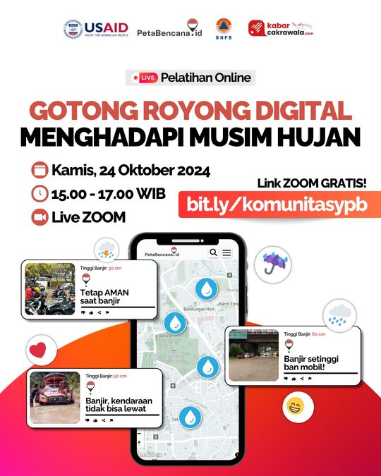 Gotong Royong Digital Menghadapi Musim Hujan 