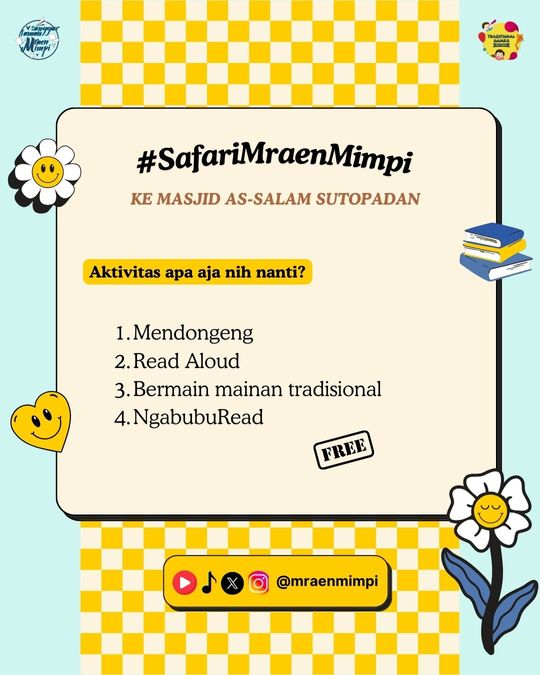 #SAFARIMRAENMIMPI KE MASJID AS-SALAM SUTOPADAN
