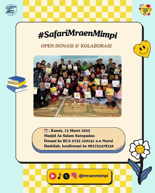 Galeri aktivitas #SAFARIMRAENMIMPI KE MASJID AS-SALAM SUTOPADAN ke-2