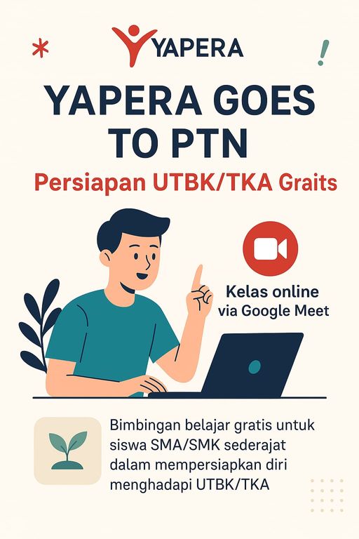 Galeri aktivitas Relawan Pengajar UTBK/TKA – YAPERA Goes to PTN ke-2