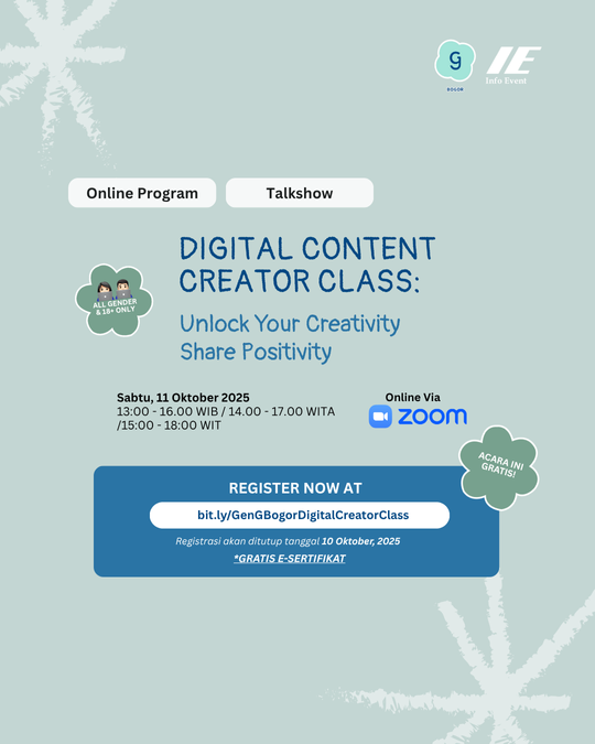 Galeri aktivitas Digital Content Creator Class ke-5