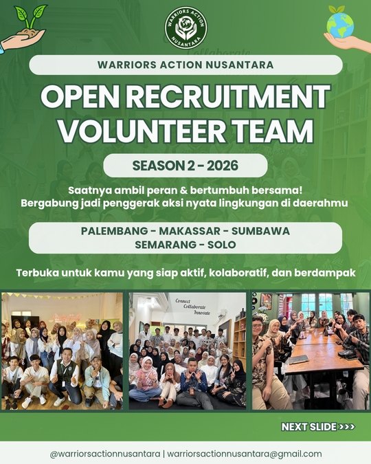 Galeri aktivitas VOLUNTEER PENGURUS REGIONAL 2026 ke-2