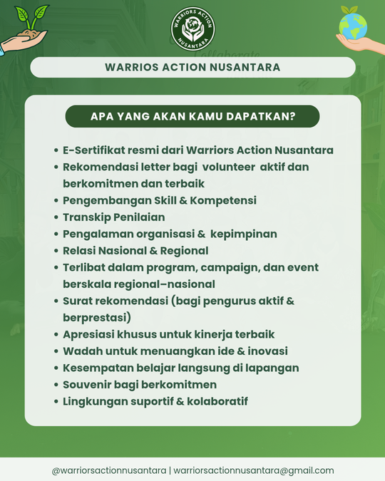 Galeri aktivitas VOLUNTEER PENGURUS REGIONAL 2026 ke-3
