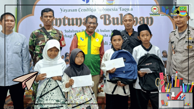 Galeri aktivitas Relawan Santunan Alat Sekolah Lebaran Yatim ke-6