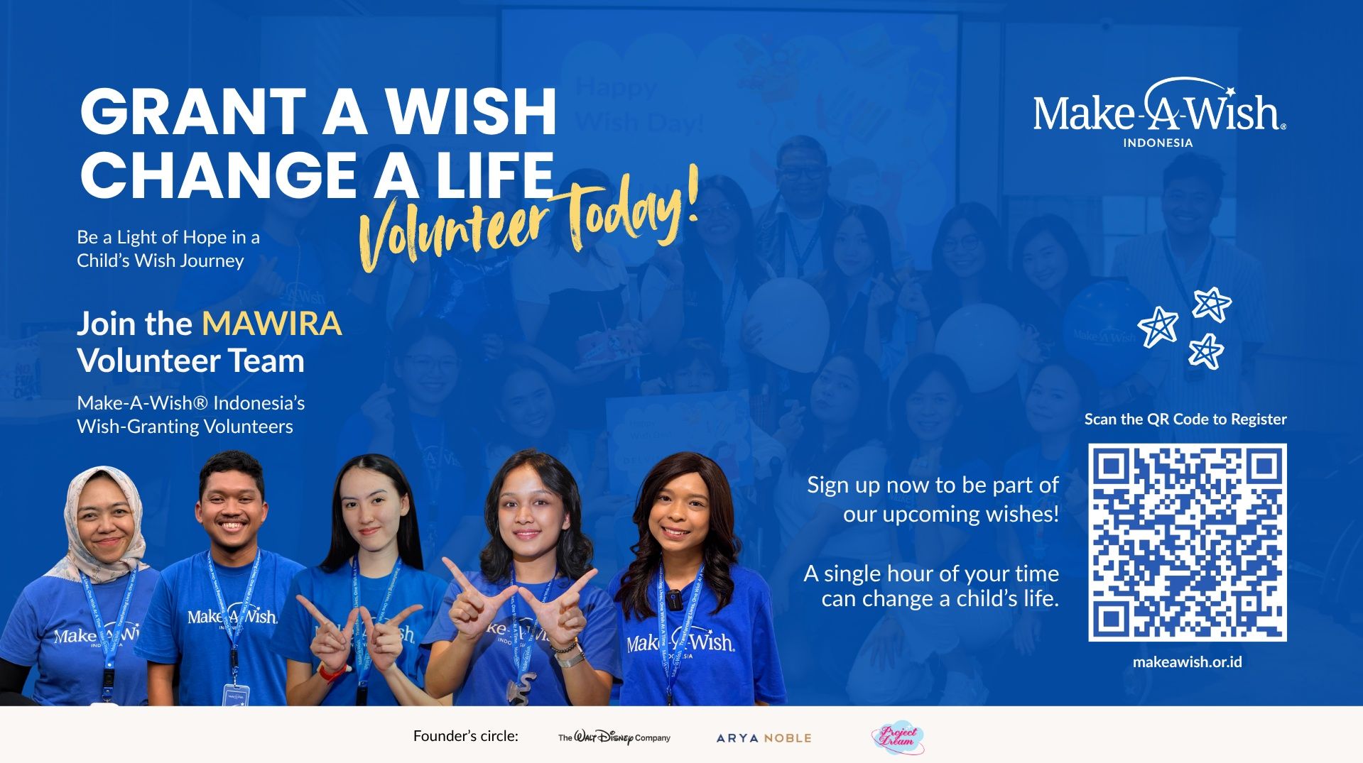 Join Make-A-Wish® Indonesia Volunteers