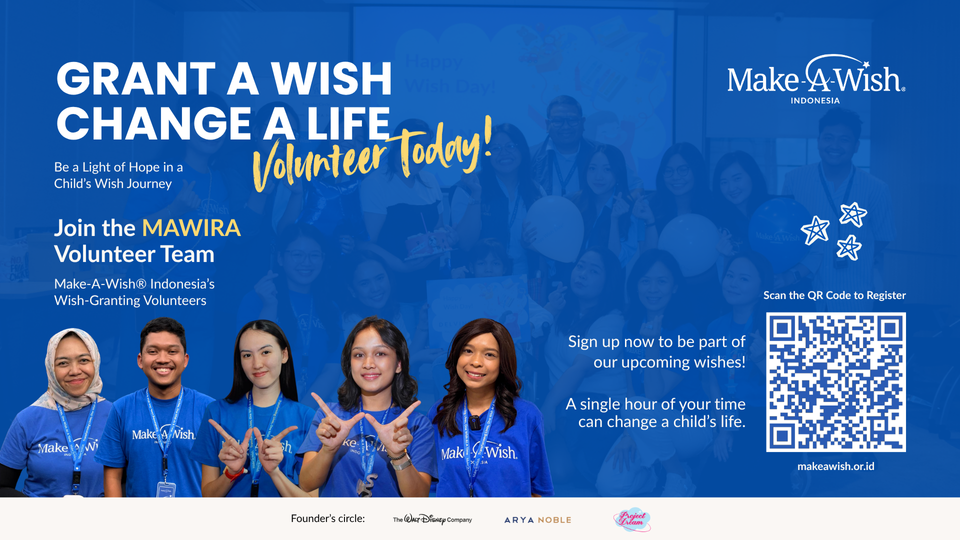 Galeri aktivitas Join Make-A-Wish® Indonesia Volunteers ke-2