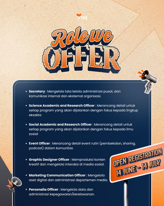 Galeri aktivitas Recruitment: Internal Team Young Impact Makers ke-4