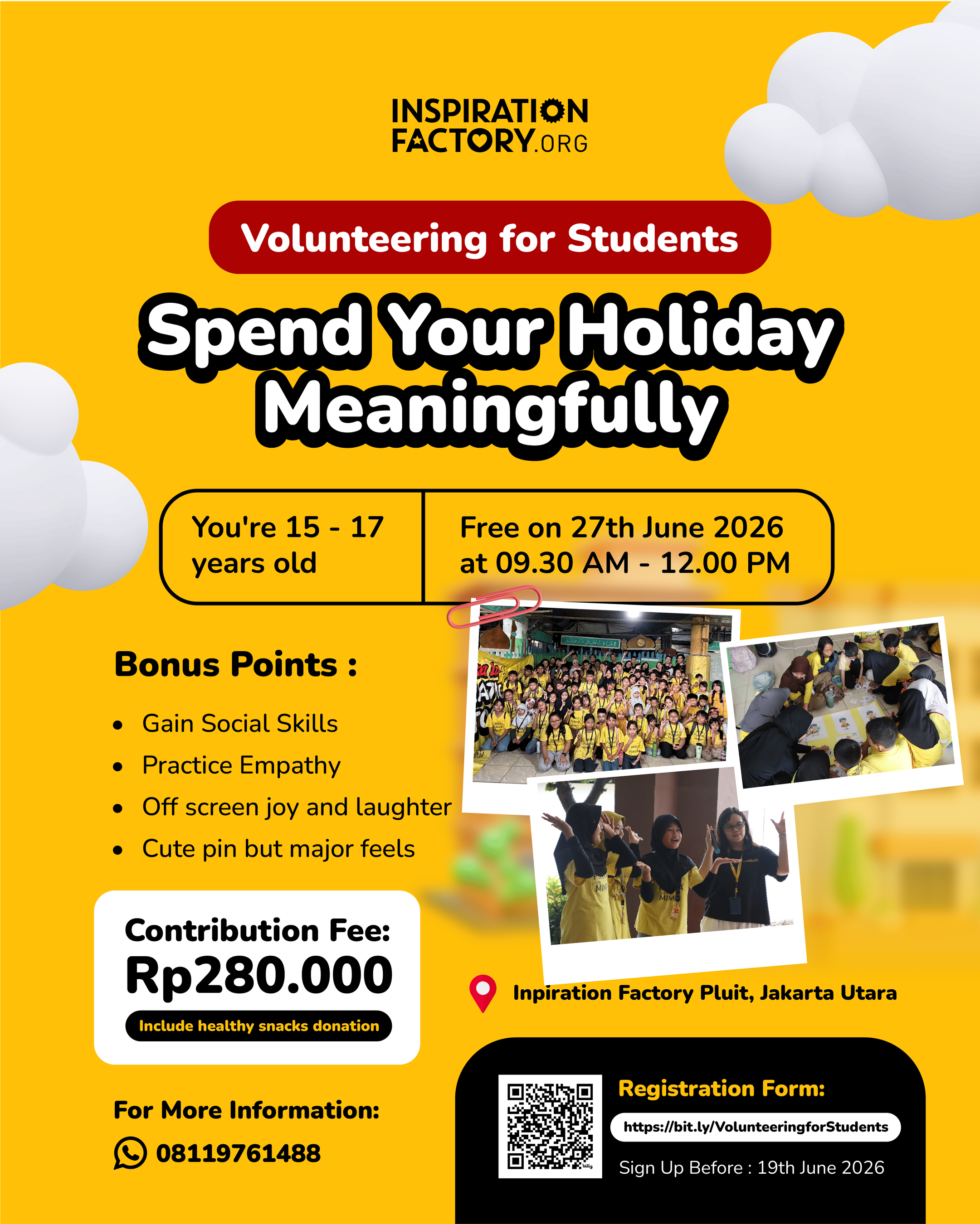 Galeri aktivitas SPEND YOUR HOLIDAY MEANINGFULLY ke-2