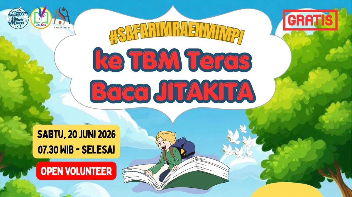 #SAFARIMRAENMIMPI KE TERAS BACA JITAKITA
