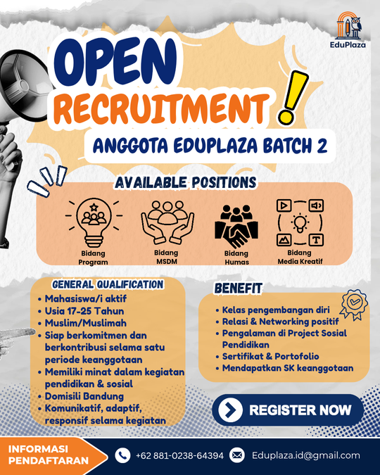 Galeri aktivitas Open Recruitment Anggota EduPlaza Batch2 ke-2