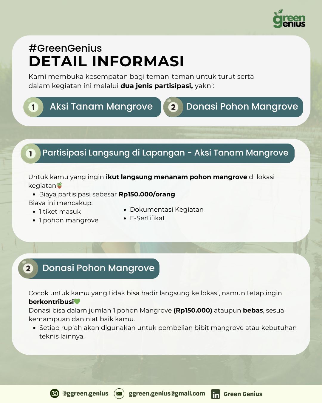 Galeri aktivitas WORLD MANGROVE DAY! ke-2
