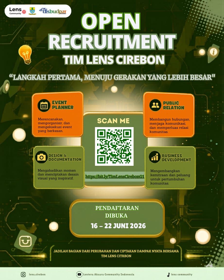 Galeri aktivitas OPREC TIM LENS CIREBON GENERASI PERTAMA ke-2