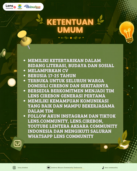 Galeri aktivitas OPREC TIM LENS CIREBON GENERASI PERTAMA ke-3