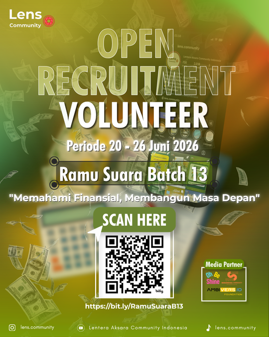 Galeri aktivitas OPREC VOLUNTEER RAMU SUARA  BACTH 13 ke-2