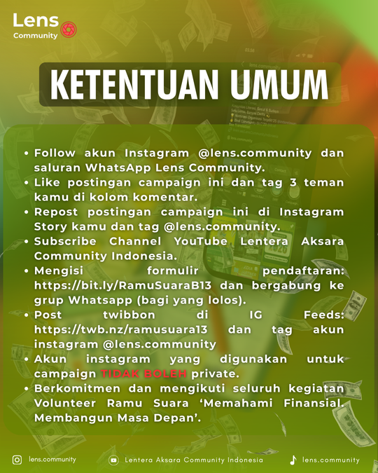 Galeri aktivitas OPREC VOLUNTEER RAMU SUARA  BACTH 13 ke-3