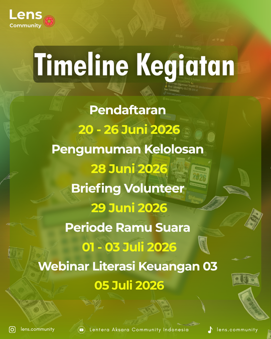 Galeri aktivitas OPREC VOLUNTEER RAMU SUARA  BACTH 13 ke-4