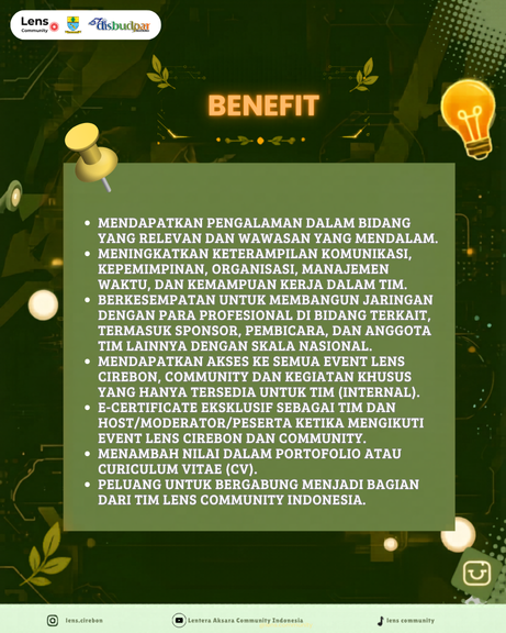 Galeri aktivitas EXTENDED OPREC TIM LENS CIREBON GENERASI PERTAMA ke-5