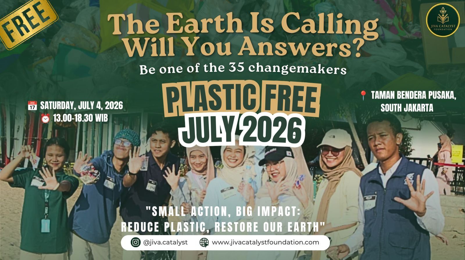 PLASTIC FREE JULY 2026