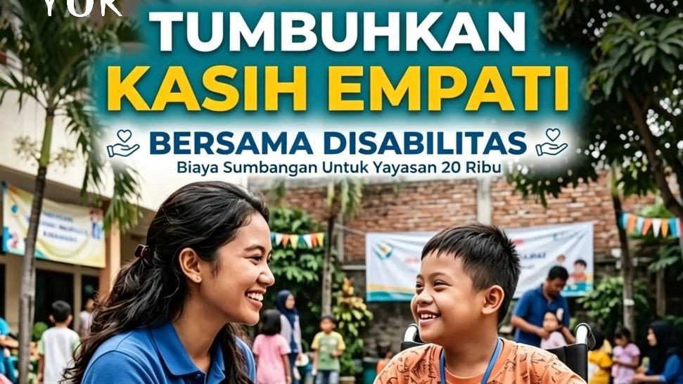 Bermain bersama penyandang disabilitas 