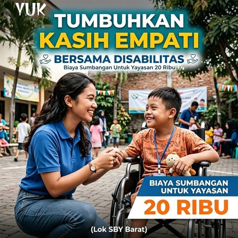 Galeri aktivitas Bermain bersama penyandang disabilitas  ke-2