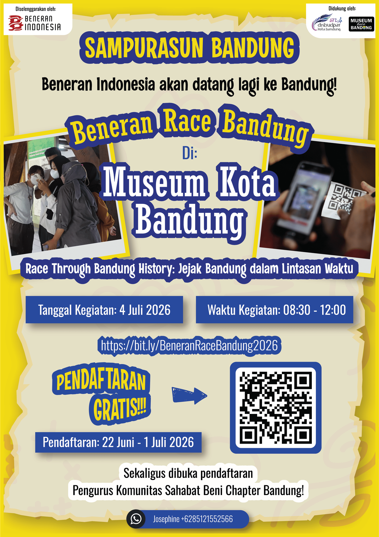 Galeri aktivitas Beneran Race Bandung ke-2