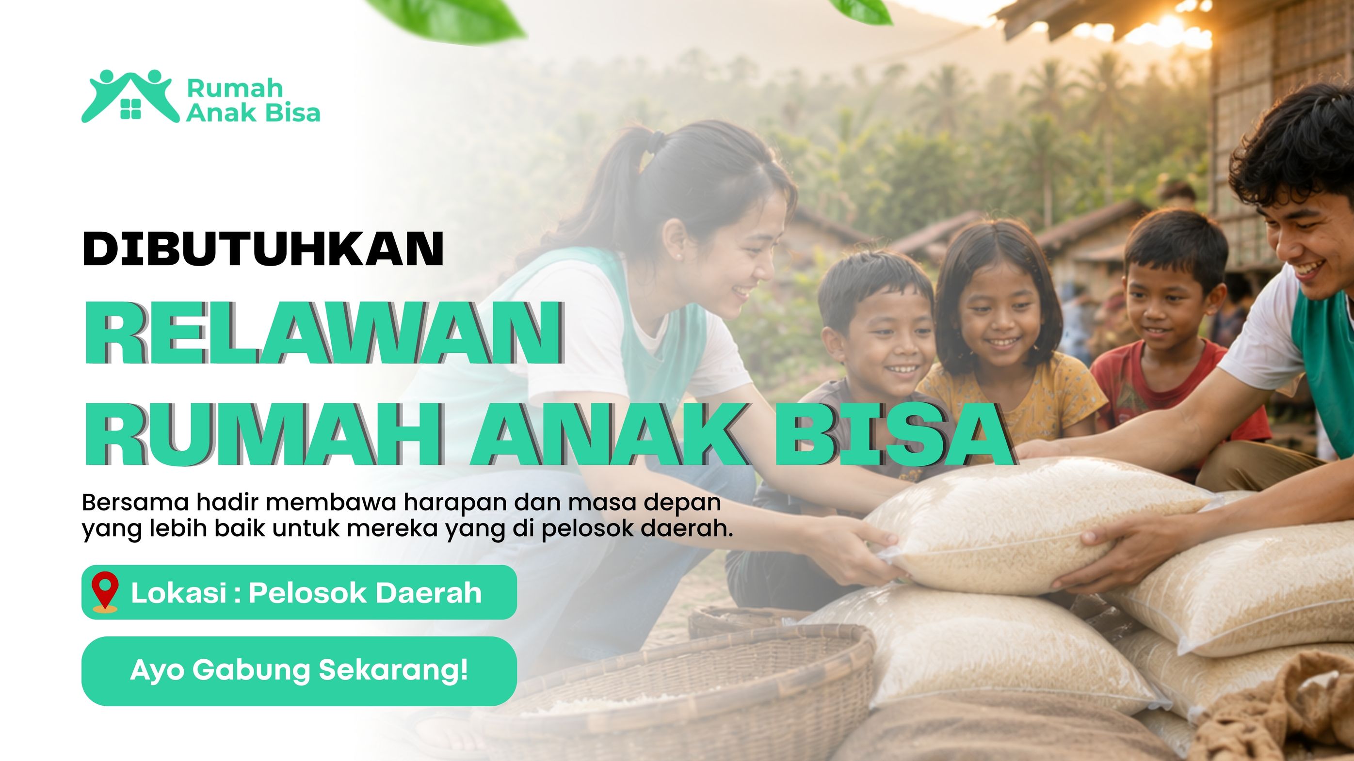 Jadi Relawan Penyaluran Beras Panti di Pelosok