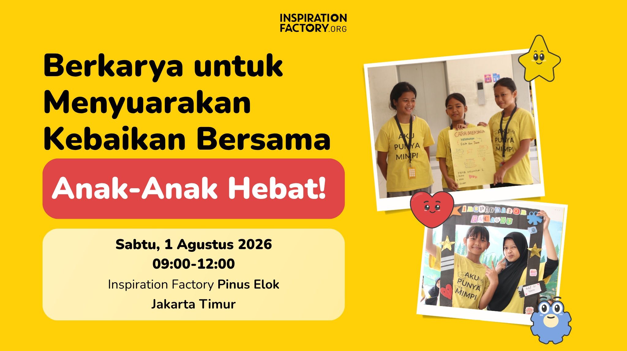 BERKARYA UNTUK MENYUARAKAN KEBAIKAN