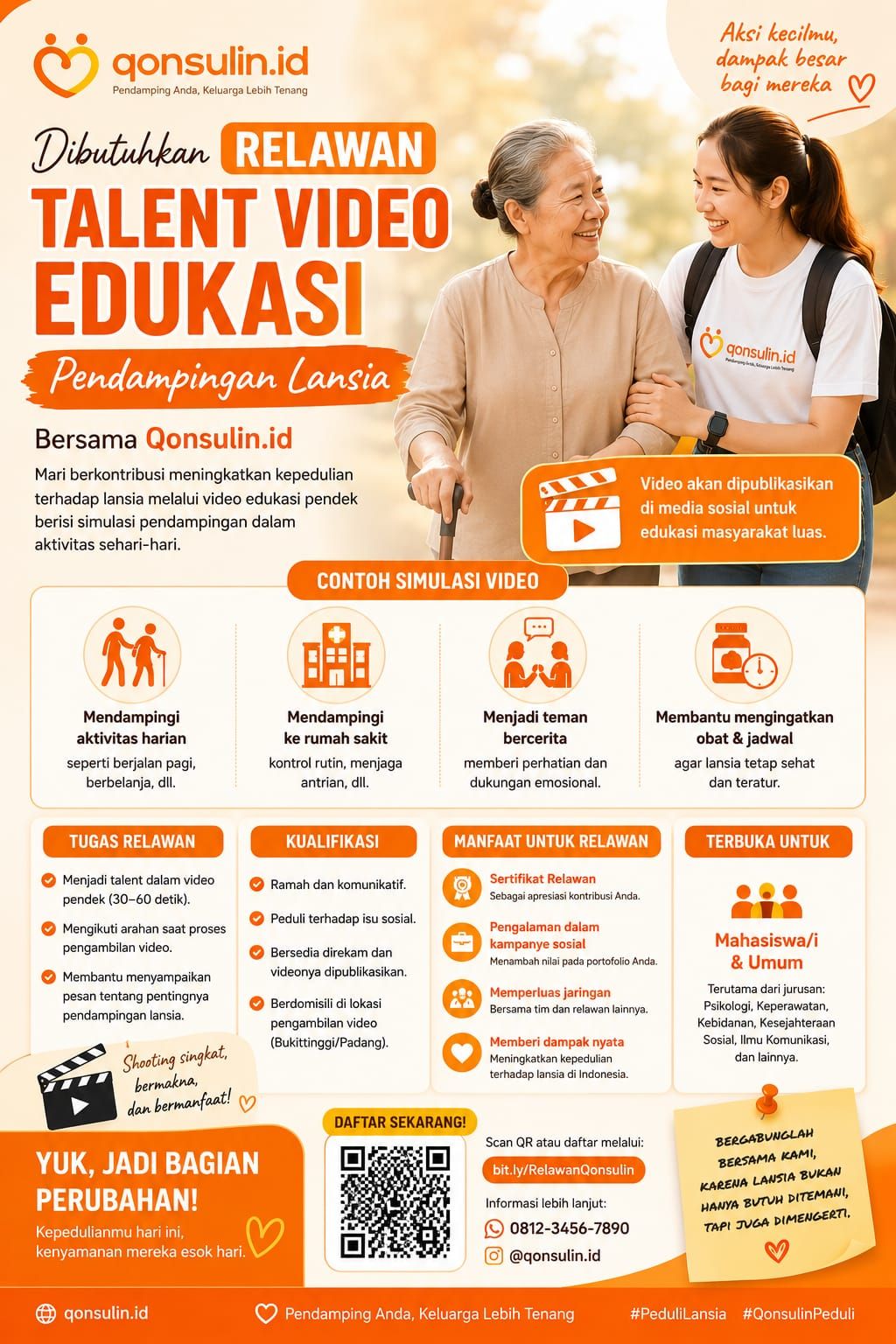 Galeri aktivitas Relawan Talent Video Edukasi Pendampingan Lansia ke-2