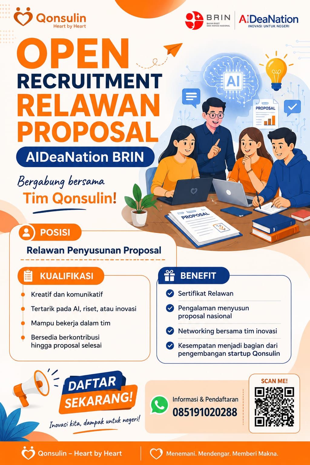 Galeri aktivitas Relawan Proposal Aideanation Brin ke-2