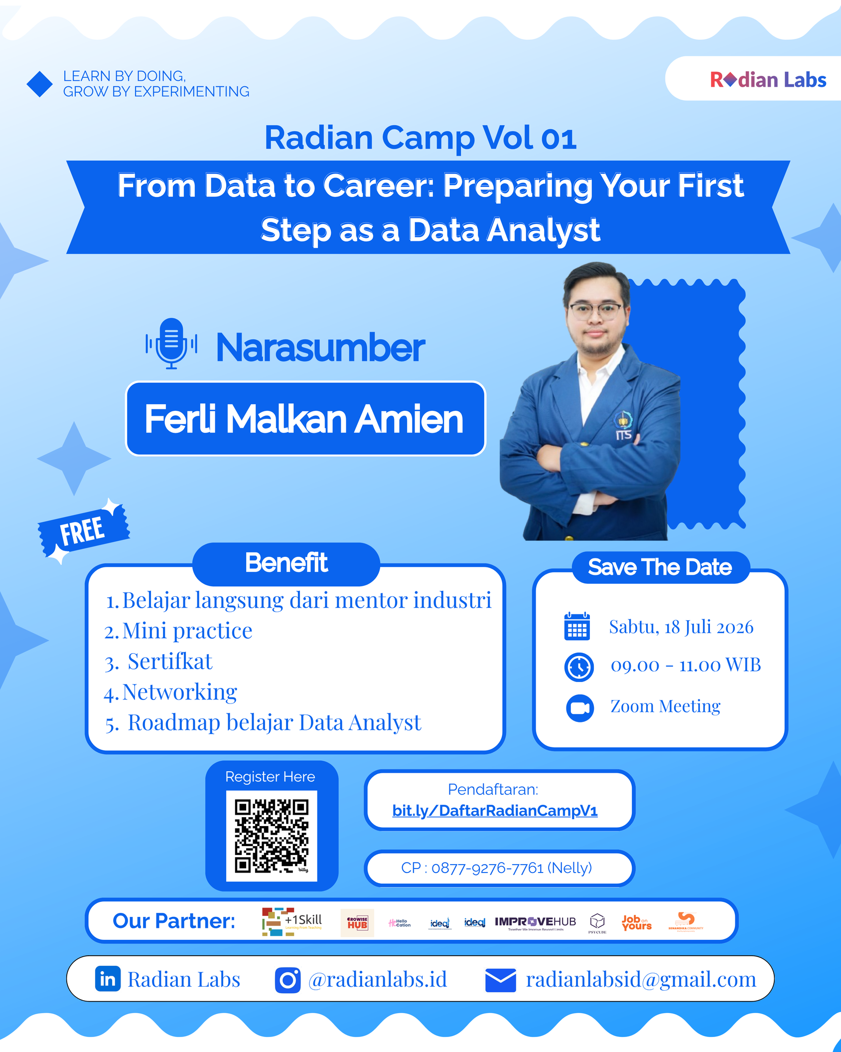 Galeri aktivitas Mentoring RadianCamp Vol.1: Data Analyst ke-2
