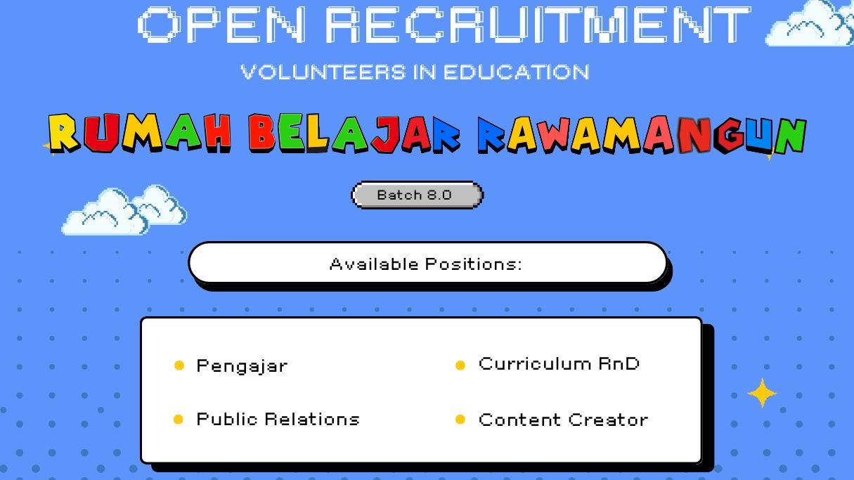 Open Recruitment Volunteer Rumbelraw Batch 8