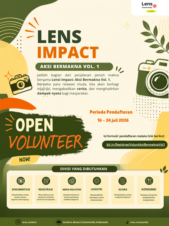 Galeri aktivitas OPREC VOLUNTEER LENS IMPACT: AKSI BERMAKNA VOL. 1 ke-2
