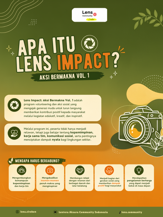 Galeri aktivitas OPREC VOLUNTEER LENS IMPACT: AKSI BERMAKNA VOL. 1 ke-3