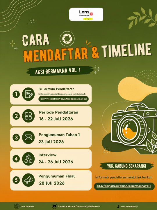 Galeri aktivitas OPREC VOLUNTEER LENS IMPACT: AKSI BERMAKNA VOL. 1 ke-5