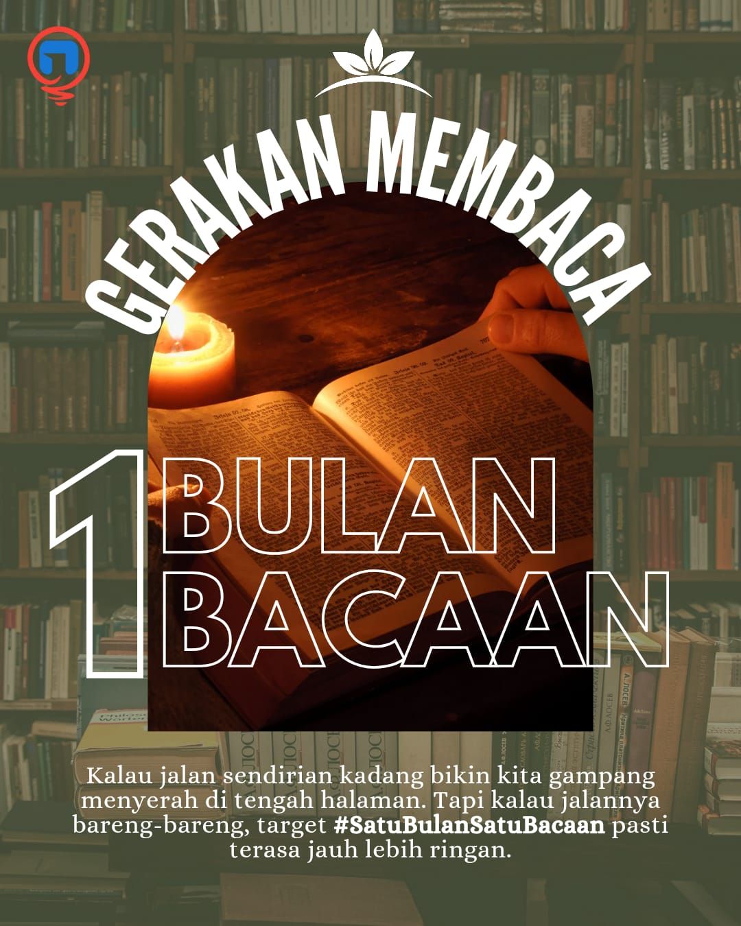 Galeri aktivitas Gerakan Membaca; 1 Bulan, 1 Bacaan ke-2