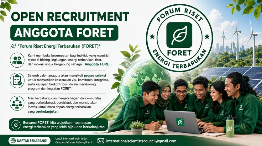 OPEN RECRUITMENT WANITA ANGGOTA FORUM RISET