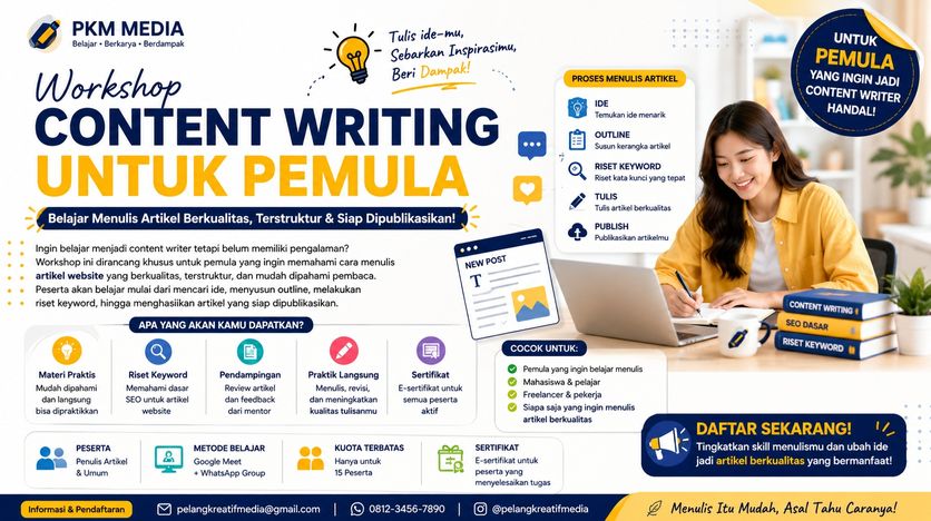 Workshop Content Writing untuk Pemula