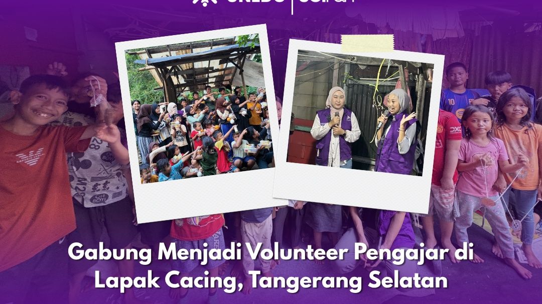 Relawan Pengajar di Lapak Gang Cacing Tangsel