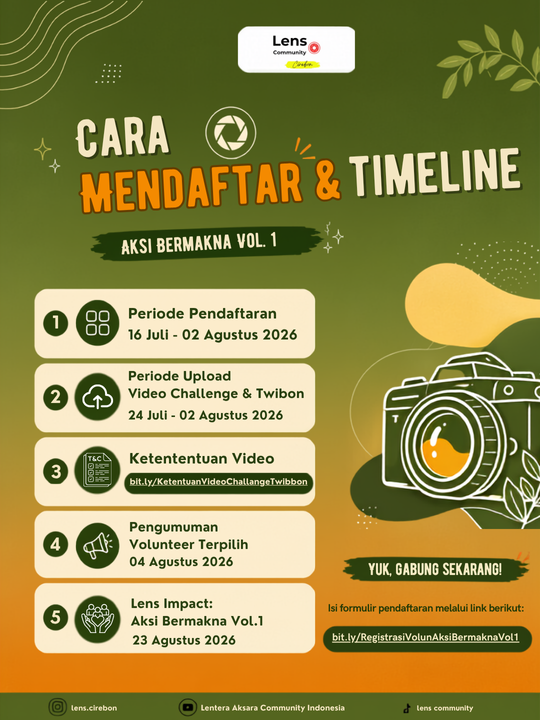 Galeri aktivitas EXTENDED OPREC VOLUNTEER LENS IMPACT ke-5