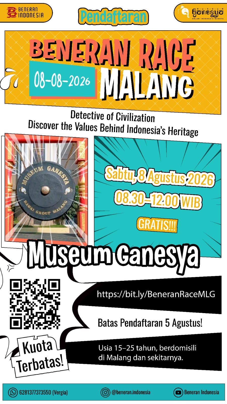Galeri aktivitas Beneran Race Malang ke-2