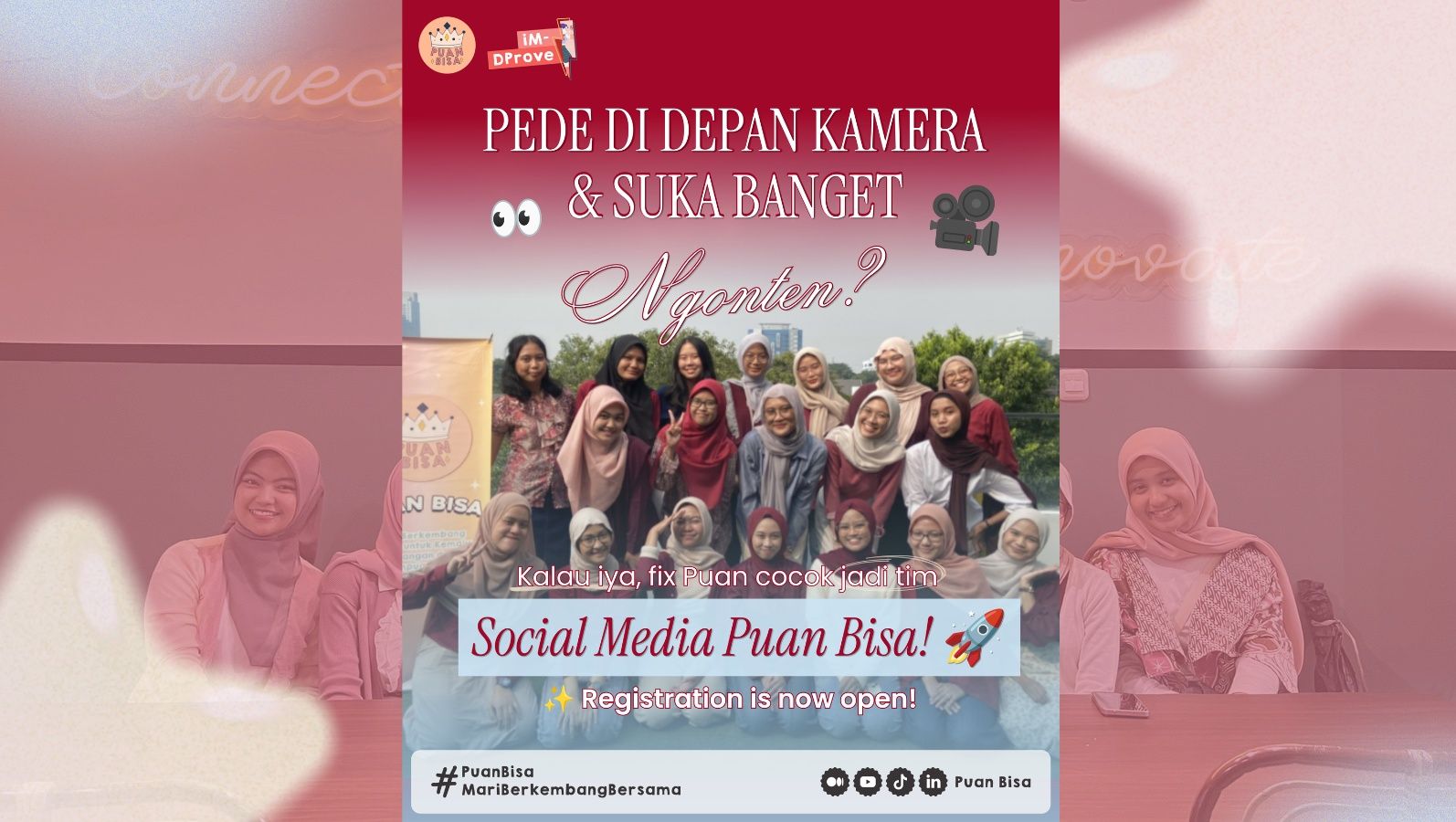 MINI OPEN RECRUITMENT PUAN BISA 15: SOSMED