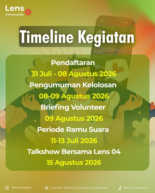 Galeri aktivitas OPREC VOLUNTEER RAMU SUARA  BACTH 14 ke-4