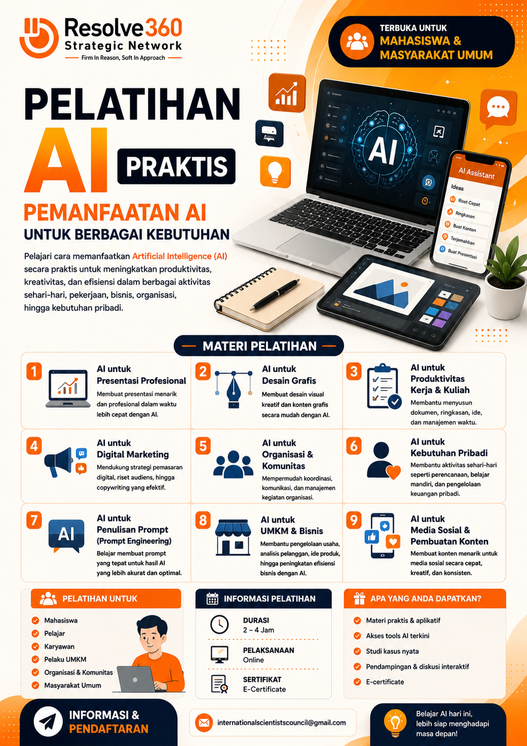 Galeri aktivitas PELATIHAN AI PRAKTIS – BATCH #2 ke-2