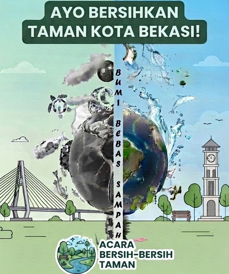 Galeri aktivitas Clean Taman Kota Bekasi ke-2